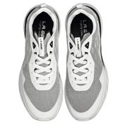 LA Gear Mens Highland Athletic Lowtop Sneakers, White & Black