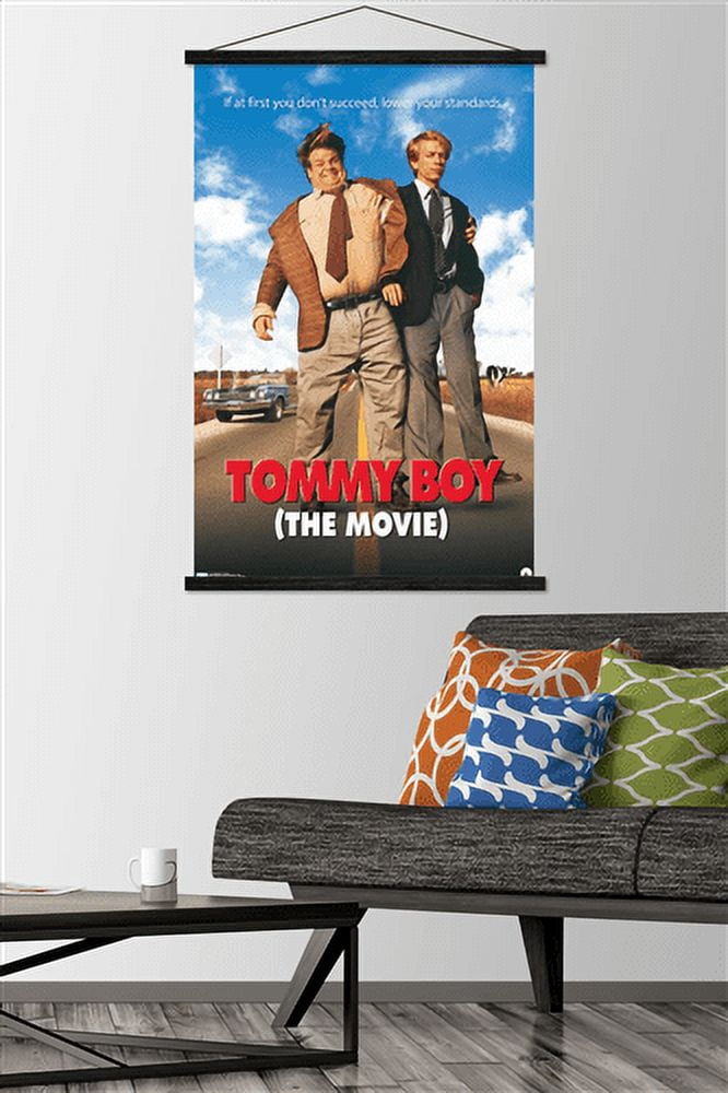 Tommy Boy - One Sheet Wall Poster with Wooden Magnetic Frame, 22.375" x 34"