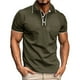 thumbnail image 2 of pstuiky Camisa de manga corta para hombre, Camisa informal de manga corta con botones y cuello vuelto para hombre camisetas de hombre l, 2 of 8