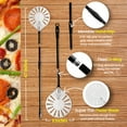 thumbnail image 5 of Zlion Pizza Turning Peel with  Easy to Use with Adjustable Handle up to 47" Aluminum Turning Pizza Paddle, Movable Hand Grip, Rotating Pizza Peel, Wooden Pizza Peel Alternative Pizza Accessories, 5 of 8