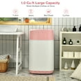 thumbnail image 2 of Costway 8lbs Portable Fully Automatic Washing Machine W/ Drain Pump Pink, 2 of 11