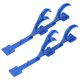 thumbnail image 5 of Gancho De Baño Con Tornillos Poste Telescópico Fácil De Instalar Colgador De Ropa De 2 Ganchos Azul Para Herramientas De Jardinería Ropa Para Colgar En La Piscina ANGGREK Otros, 5 of 8
