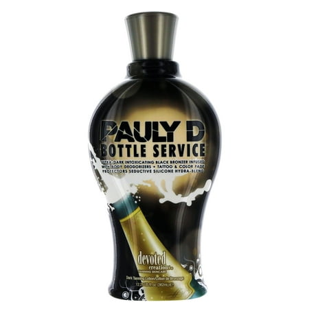Pauly D Bottle Service Tanning Lotion with Dark Intoxicating Black