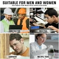 thumbnail image 3 of Bison Life Clear Safety Glasses, Bulk Pack of 144, ANSI Z87.1 Scratch & Impact Resistant, Polycarbonate Lens, One Size, Wrap Around Protective Eyewear, 3 of 10