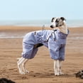thumbnail image 4 of Koiauber Dog Raincoat with Harness Adjustable Dog Rain Jacket Puppy 4 Legs Raincoat with Reflective Strip, 4 of 8