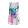 thumbnail image 4 of SMihono Hauts pour Femmes Débardeur Mode Imprimé Col Rond Ample Sans Manches Blouse Débardeur d'Été pour Femmes, 4 of 4