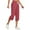 Red pants for women, variant on Wycnly on Sale Capris for Women Womens Capri Pants Plus Size Casual Solid Drawstring Elastic Waist Linen Cropped Trousers Loose Wide Leg Leisure Wear 3/4 Pants with Pocket