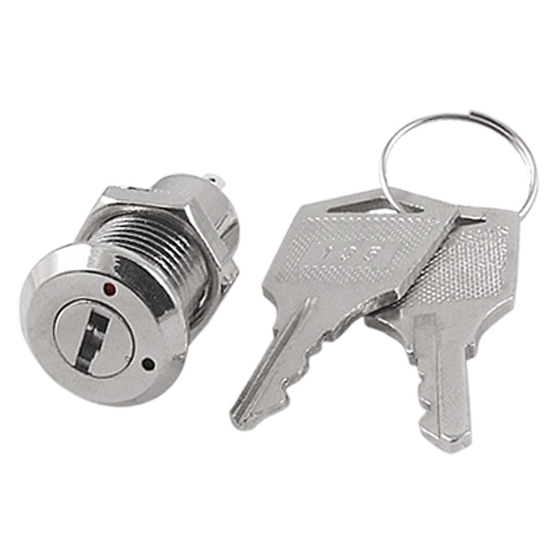 Keys 2 Position SPST New v ed On/Off Metal Security Key Switch Lock 