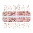 thumbnail image 1 of 12 Boxed  Gold Butterfly Love Flower Rabbit Nail Art Sequins Beauty Makeup False Eyelashes Decorative Sequins, 1 of 5