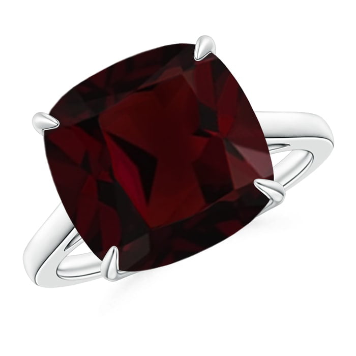Details about   1 Emerald Cut Red CZ Wedding Bridal Designer Statement Ring Real 14k White Gold 