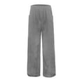 thumbnail image 2 of RUTAYY Men's Corduroy Pants Casual Comfort Straight Leg Solid Color Everyday Wear Durable Bottoms Business Classic Stylish Trousers, 2 of 9
