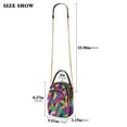 thumbnail image 2 of FORMRS Crossbody Bag for Women Quilted Travel Shoulder Cell Phone Purse with Chain Strap Handbag, Colorful Plaid, 2 of 7