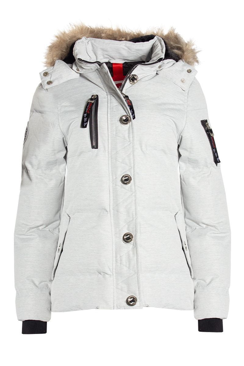 Canada Weather Gear Bomber Jacket - White | Walmart Canada