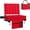 Red, variant on Stadium Seat for Bleachers with Back Support and Cushion, Bleacher Seats with Shoulder Strap and Cup Holder, Padded Portable Folding Comfort Stadium Chair, for Sports Events, Blue (1pcs)