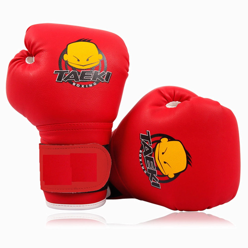 4oz PU Kids Boxing Gloves Kids Children Cartoon MMA Training Gloves For Age 5-10 