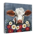 thumbnail image 2 of Creative Products Patriotic Florals Cow I 24 x 24 Canvas Wall Art, 2 of 5