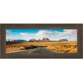 thumbnail image 3 of 4x12 Elegant Brown Picture Frame - UV Acrylic, Foam Board Backing, Hanging Hardware, 3 of 8