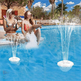 thumbnail image 5 of Floating Pool Fountain with Underwater Light Show,Pool Water Fountains Pool Fountains with Anchor,2 Spray Modes Swimming Pool Fountain Pump,Pool Fountain for Inground Above Ground Pools-1PC, 5 of 6