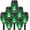 GREEN-8 PACK, variant on Solar Torch Flame Outdoor Lights, Flickering Flame LED – Waterproof Solar Garden Lights for Patio, Yard, Pathway, Landscape & Backyard Décor (Warm White-8 Pack)