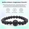 thumbnail image 4 of Gemstone Bracelet 6 Pcs,Anti-Nausea Bands Bracelet,Braided Bands for Relieves Dizziness,Anti Motion Sickness Wild Rope,Adjustable Wristband with Natural 8MM Round Beads (Colors), 4 of 7