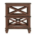 thumbnail image 5 of Alaterre Furniture Stockbridge 21" Square Wood End Table with Two Shelves, 5 of 6