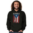 thumbnail image 5 of Puerto Rican Pride Frayed PR Flag Hoodie Sweatshirt Women Men Brisco Brands S, 5 of 5