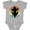 AC-Heather Grey, variant on Cactus Cinco De Mayo Vintage Boys or Girls Baby Bodysuit