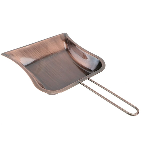 Standing Dust Brass Dustpan Practical Dustpan Child 37.70X24.00X4.00CM Brown