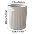 thumbnail image 2 of Stylish Large Capacity Open Top Can For Kitchen Living Room And Bathroom Easy Use Sleek Design 3PCS, 2 of 5