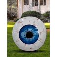 thumbnail image 4 of Inflatable Eyeball Balloon Blood Shot Halloween Party Inflatables Red Green Blue Yellow Yard Decoration,green, 4 of 5