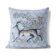 thumbnail image 5 of Antlered Garden Indoor/Outdoor Pillow in Blue 18 x 18, 5 of 9