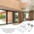 thumbnail image 2 of Shisuyan 1 Set Bifold Door Hardware Top Pivot Bottom Pivot Door Roller Replacement Part, 2 of 8