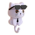thumbnail image 5 of sunsanly Storage Hook Strong Load-bearing Waterproof Cartoon Cat Shaped Coat Hook Scarf Bag Hanger Hook Wall Decoration, 5 of 8