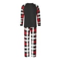 thumbnail image 4 of DuAnyozu Christmas Santa Hat Pattern Family Matching Pajamas,2-piece,Unisex,Sizes Baby-Kids-Adult, 4 of 10