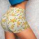 thumbnail image 4 of Fotbe Banana Shorts Sin Costuras – Shorts Deportivos de Cintura Alta para Mujer, Elásticos para Gimnasio, Yoga, Running o Ciclismo-Medium, 4 of 8