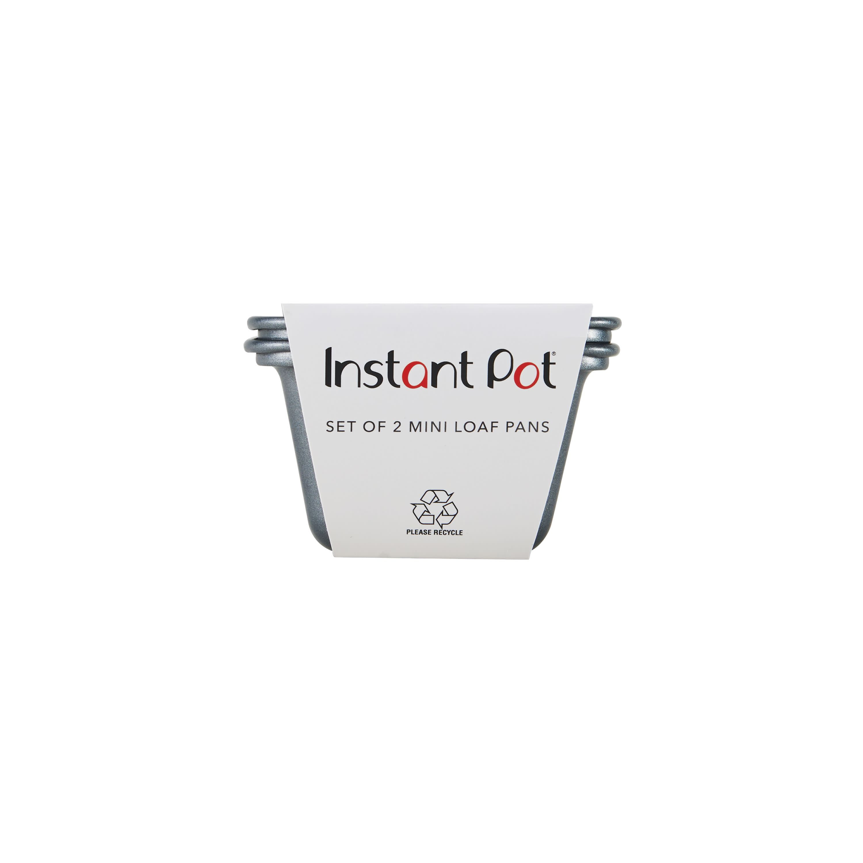 Instant Pot Official Non-Stick Mini Loaf Pans, Set of 2
