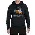 thumbnail image 2 of Wild Bobby, And Into The Forest I Go To Lose My Mind, Animal Lover, Unisex Graphic Hoodie Sweatshirt, Black, Small, 2 of 4