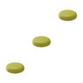 thumbnail image 3 of Decodeary Soft And Stool Cushions With Elastic Band – Any Space Round Cushion Polyester Seat Covers Fits Most Stools green yellow 3Set, 3 of 6