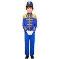 thumbnail image 1 of Moggemol Ensemble de 4 Pcs pour Enfants Sergeant Hippie Batteur Veste à Franges Pantalon Chapeau Uniforme Bleu 12, 1 of 7