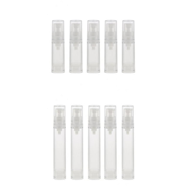 10 Piezas Bomba Vacía Airless Tubo Cosméticos Recipientes de Crema Salvador Botella vacía cosmética