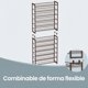 thumbnail image 5 of SONGMICS Shoe Rack, 12-Tier Shoe Organizer, Metal Shoe Storage for Garage, Entryway, Set of 2 6-Tier Stackable Shoe Shelf, with Adjustable Flat or Angled Shelves, Holds 48-60 Pairs, Bronze, 5 of 6