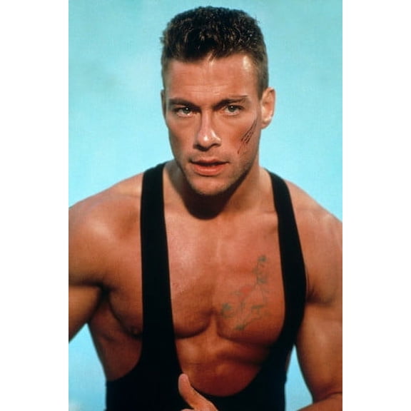 Jean-Claude Van Damme Vest Barechest Hunky 24x36 Poster