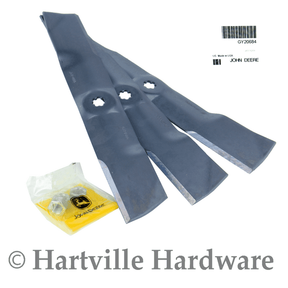 John Deere Original Equipment Mower Blade Kit #GY20684