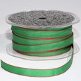 thumbnail image 2 of The Ribbon People Hunter Green and Shimmering Red Narrow Edge Wired Craft Ribbon 0.37" x 55 Yards, 2 of 2