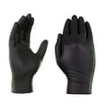 Gloveworks Black Nitrile Industrial Disposable Gloves 5 Mil Medium 100