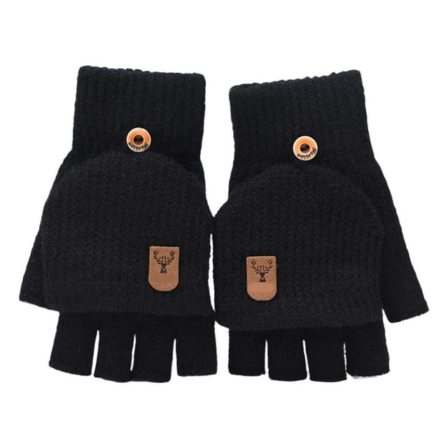 Hearth & Gear USB Heated : 1 Pair Of Winter Warm All Hand And Half Hand Warm Washable Knitted Typing Workout Table Exercise Room Fitness for Cardio And Upper Body Strengthening Heating Pad Hand
