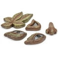 thumbnail image 2 of Nat & Jules Fairy Woman Brown 3 inch Resin Stone Outdoor Tree Face Statue, 2 of 5