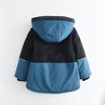thumbnail image 5 of LFEOOST Toddler Boy Winter Coat Baby Toddler Medium Weight Puffer Padded Jackets Snowsuit Parka Windproof Overcoat Outerwear (Blue, 5 Years), 5 of 9
