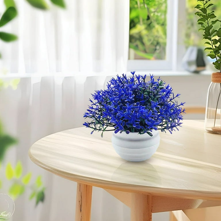 Clearance! Artificial Potted Plants Plastic Greenery in Pots Small Faux  Topiary Shrubs for Centerpiece Desk Room House Decor Decoration -  Walmart.com