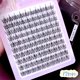 thumbnail image 1 of ABpopa MengJieShangPin ® 10 Filas De Pestañas Postizas De Manga Natural Gruesas De Gran Capacidad Extensiones Segmentadas, 1 of 4